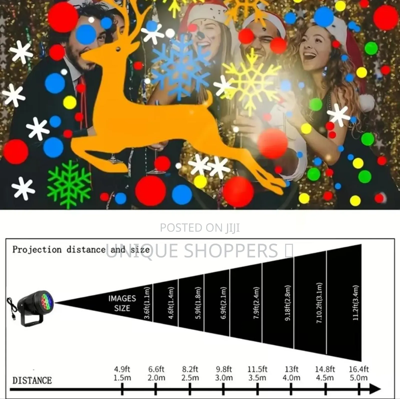 Led Christmas Projection Light Lamp*