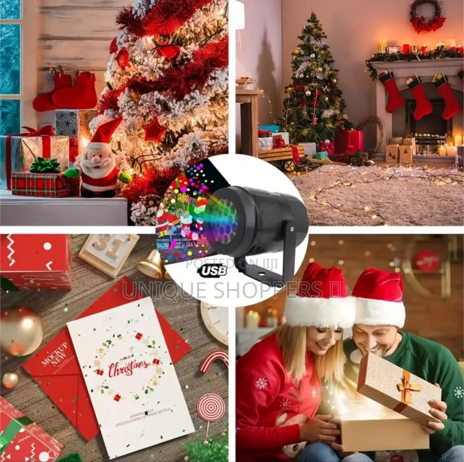 Led Christmas Projection Light Lamp*