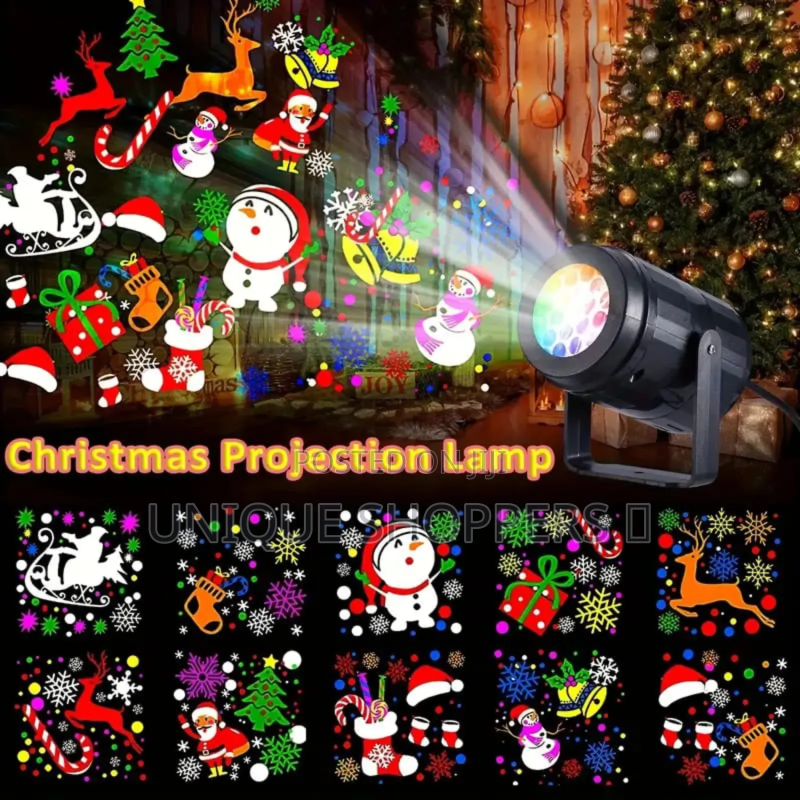Led Christmas Projection Light Lamp*