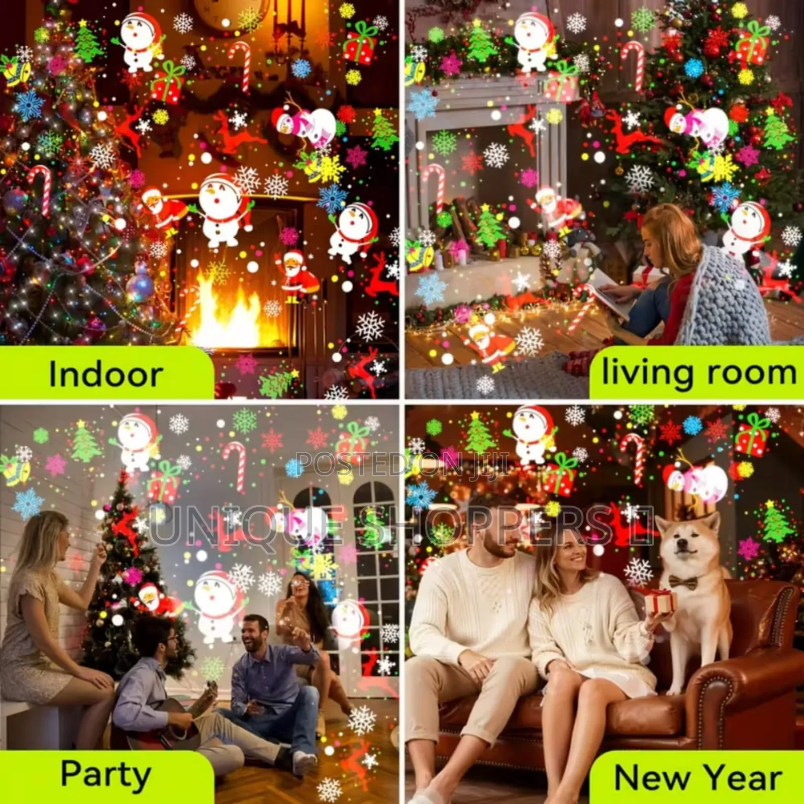 Led Christmas Projection Light Lamp*