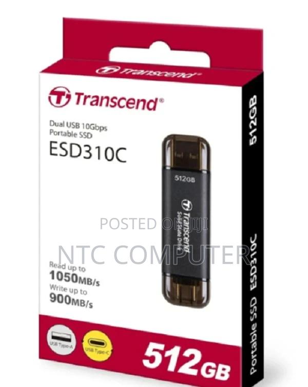 Transcend 512gb Esd310c Type C Portable SSD - thumbnail 2