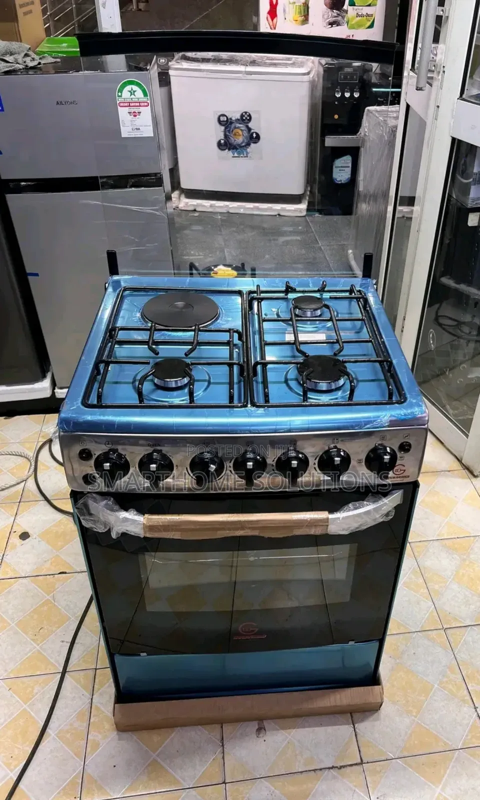 Eurochef 60 By 60 Cooker With Electric Oven 3+1