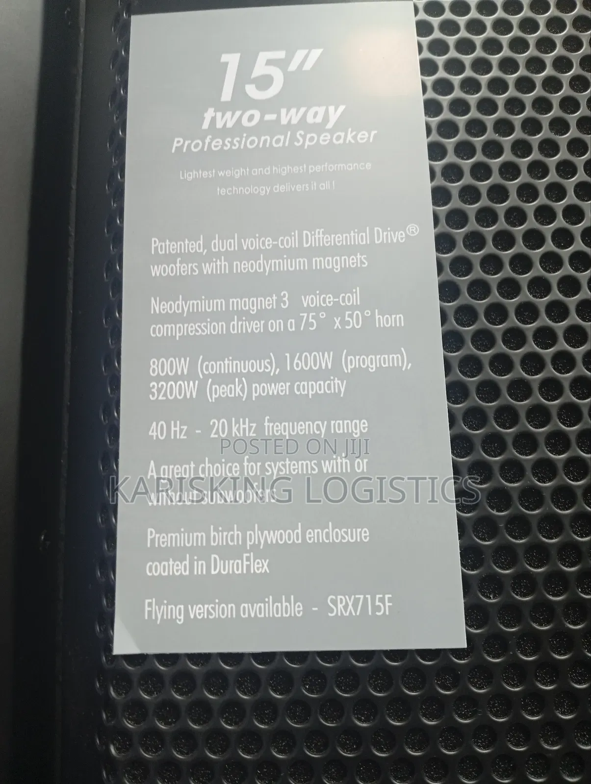 Sfa 15 Inch Midrange Speaker