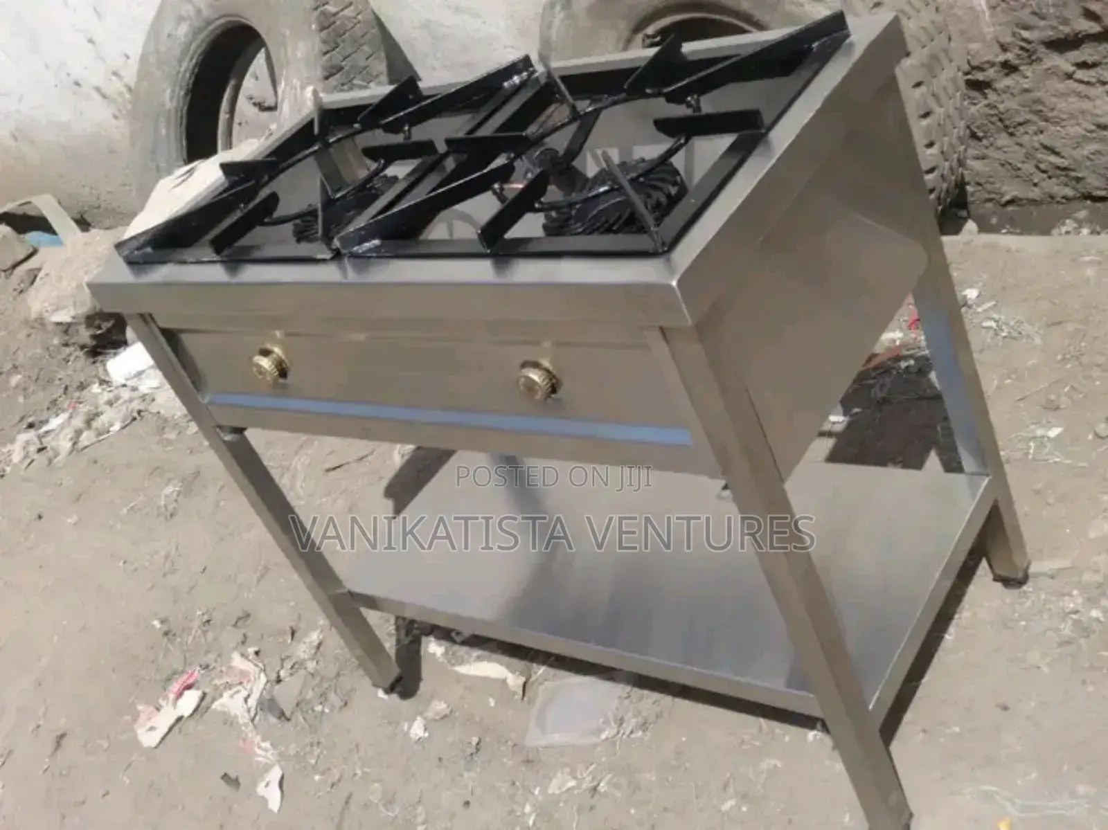 Two Burners Gas Niko, Stainless Steel. On Sale in Nairobi Kenya
