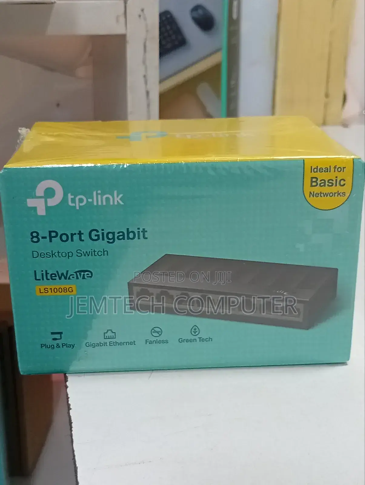 Tl-Ls1008g Tp Link Gigabit 8 Port Ethernet Switch