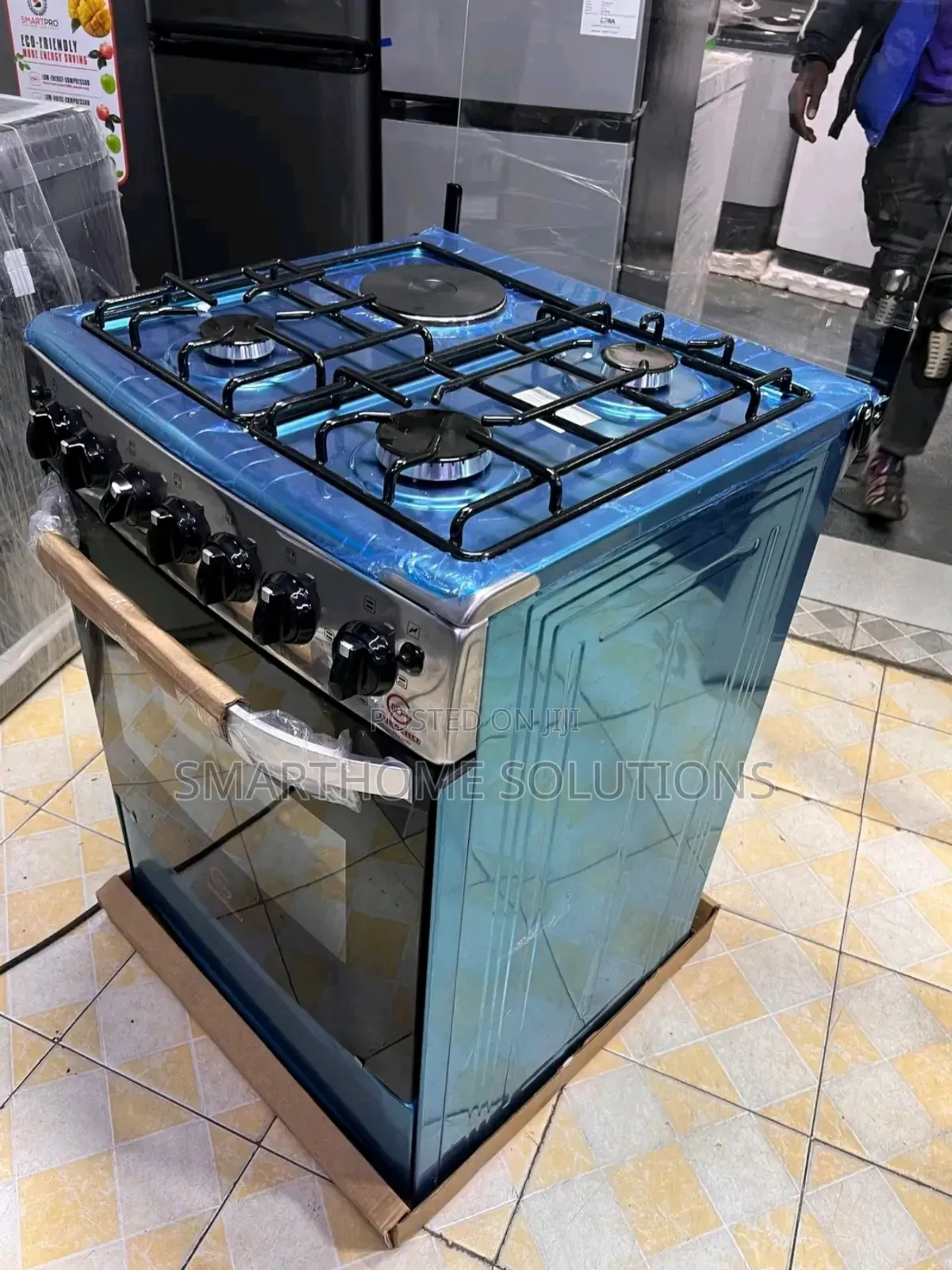 Double Oven Heater 60*65 Eurochef Standing 3 +1 Cooker