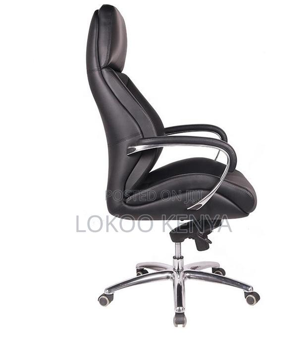 Office Chair; High Back Executive Leather Durable Swivel Office Chair - thumbnail 3
