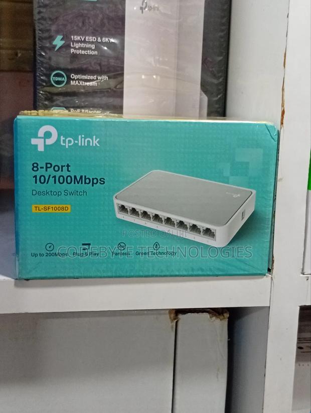 Tl-Sf1008d 8 Port 100mbps Switch - main view