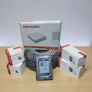 4 Hikvision 1080p CCTV Cameras Kit Motion Alerts Night Vision DVR