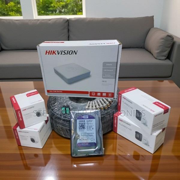 4 Hikvision CCTV Cameras Kit 1080p Night Vision and Smartphone Access