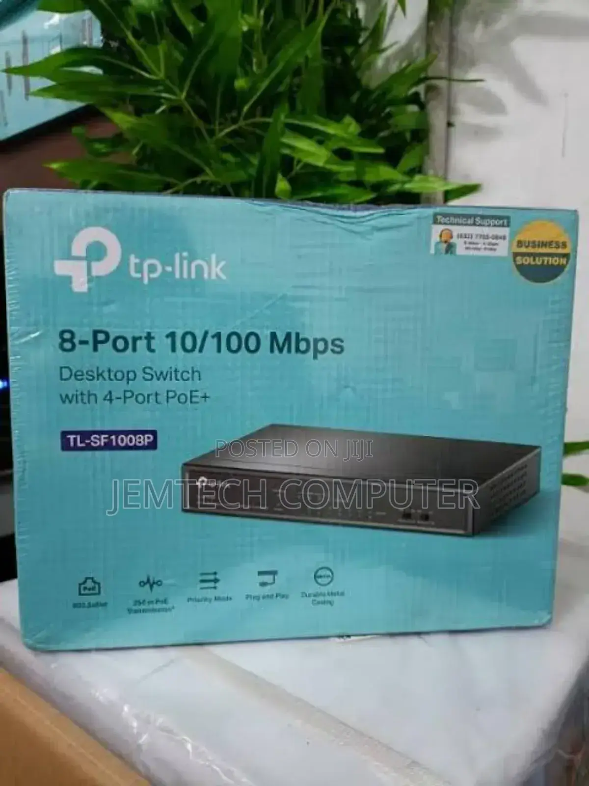 8-Port 10/100mbps Desktop Switch With 4-Port Poe Tl-Sf1008p