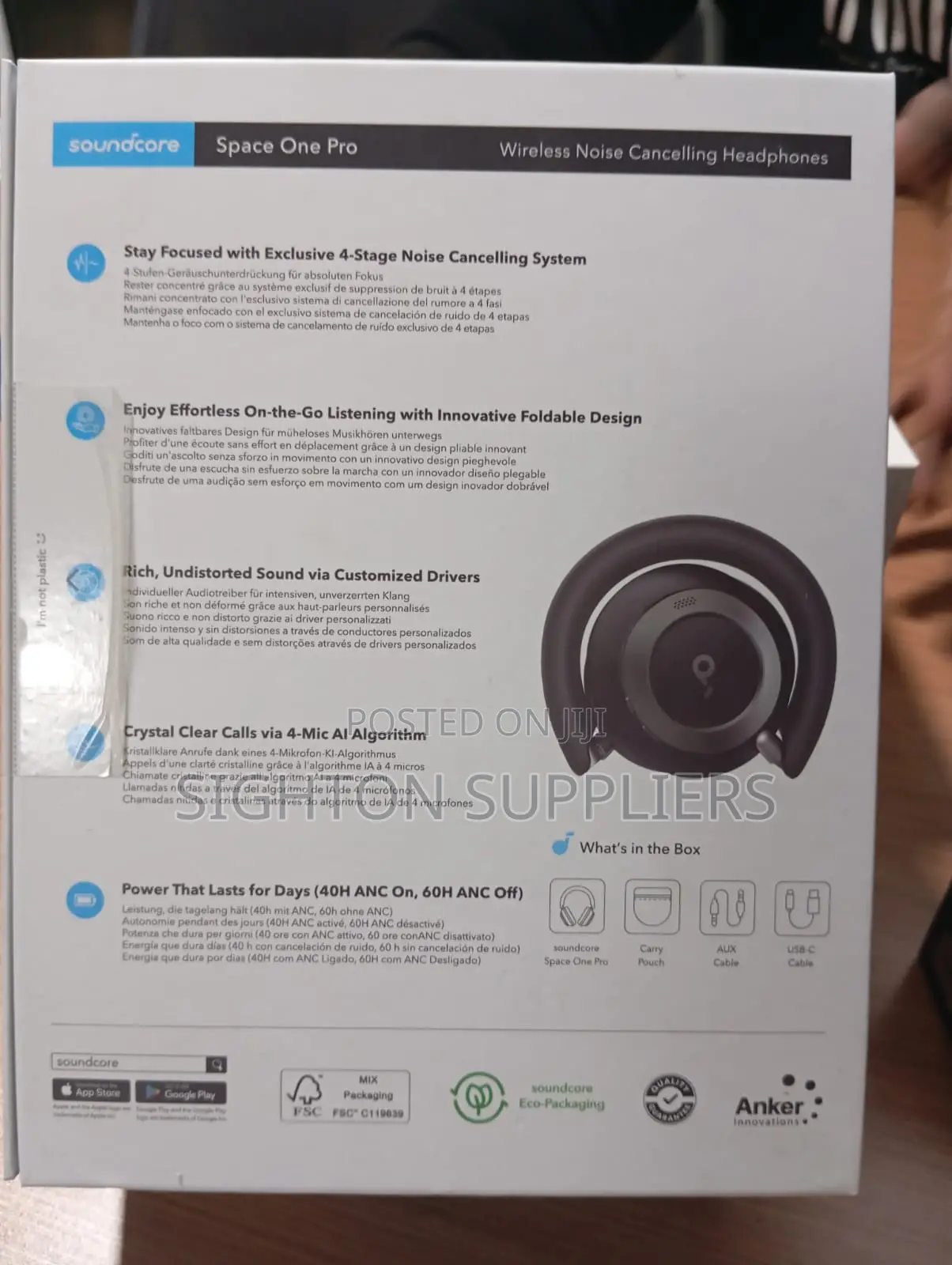 Soundcore Space One Pro Over-Ear Headphones