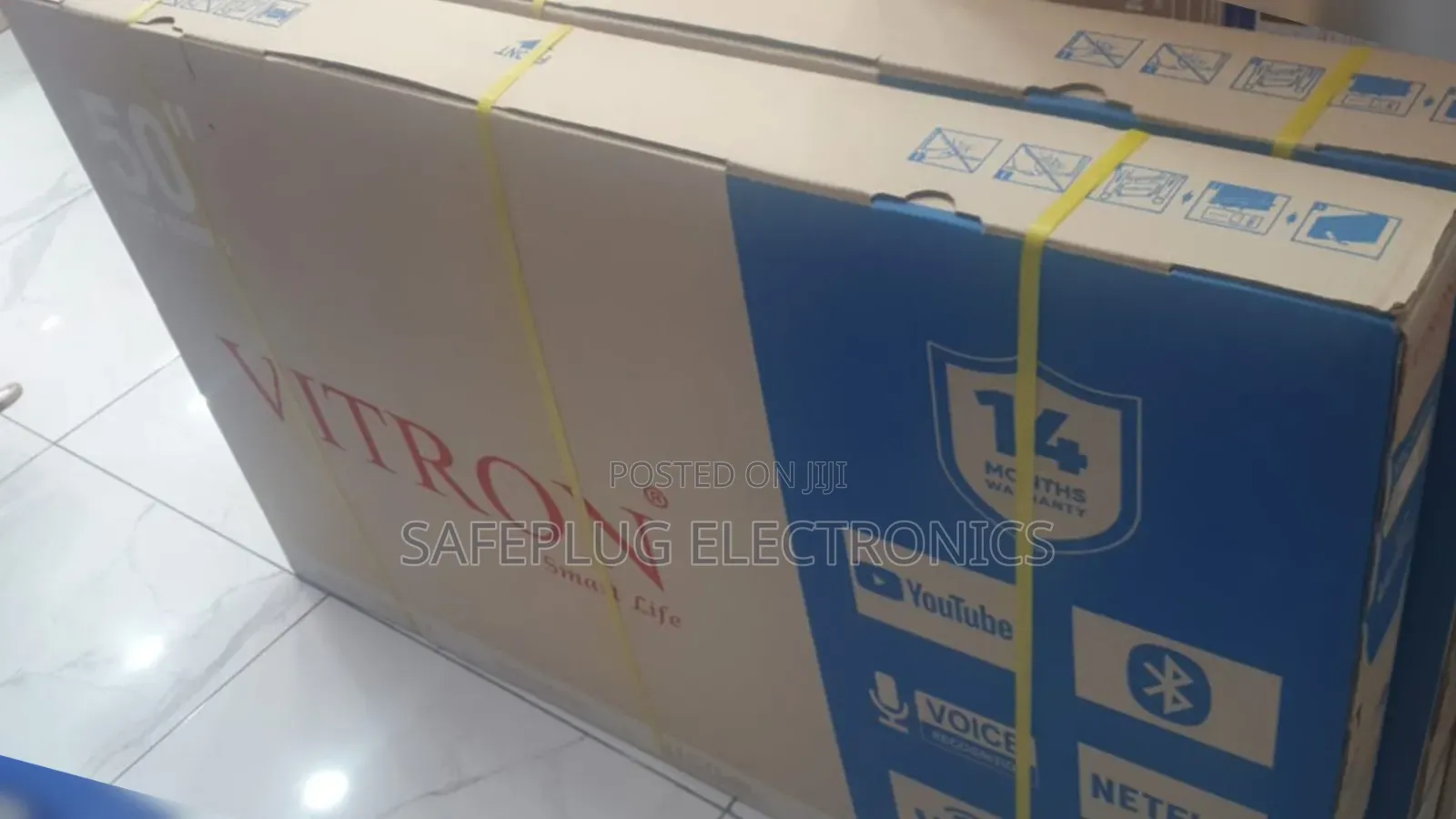 Vitron 50 Inches New Model Smart Android Tv
