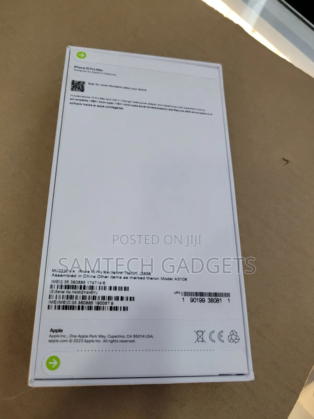 New Apple iPhone 15 Pro Max 256 GB Silver
