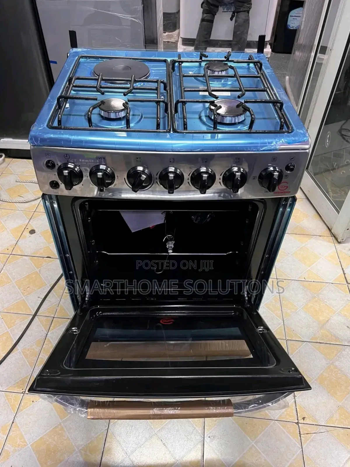 Double Oven Heater 60*65 Eurochef Standing 3 +1 Cooker