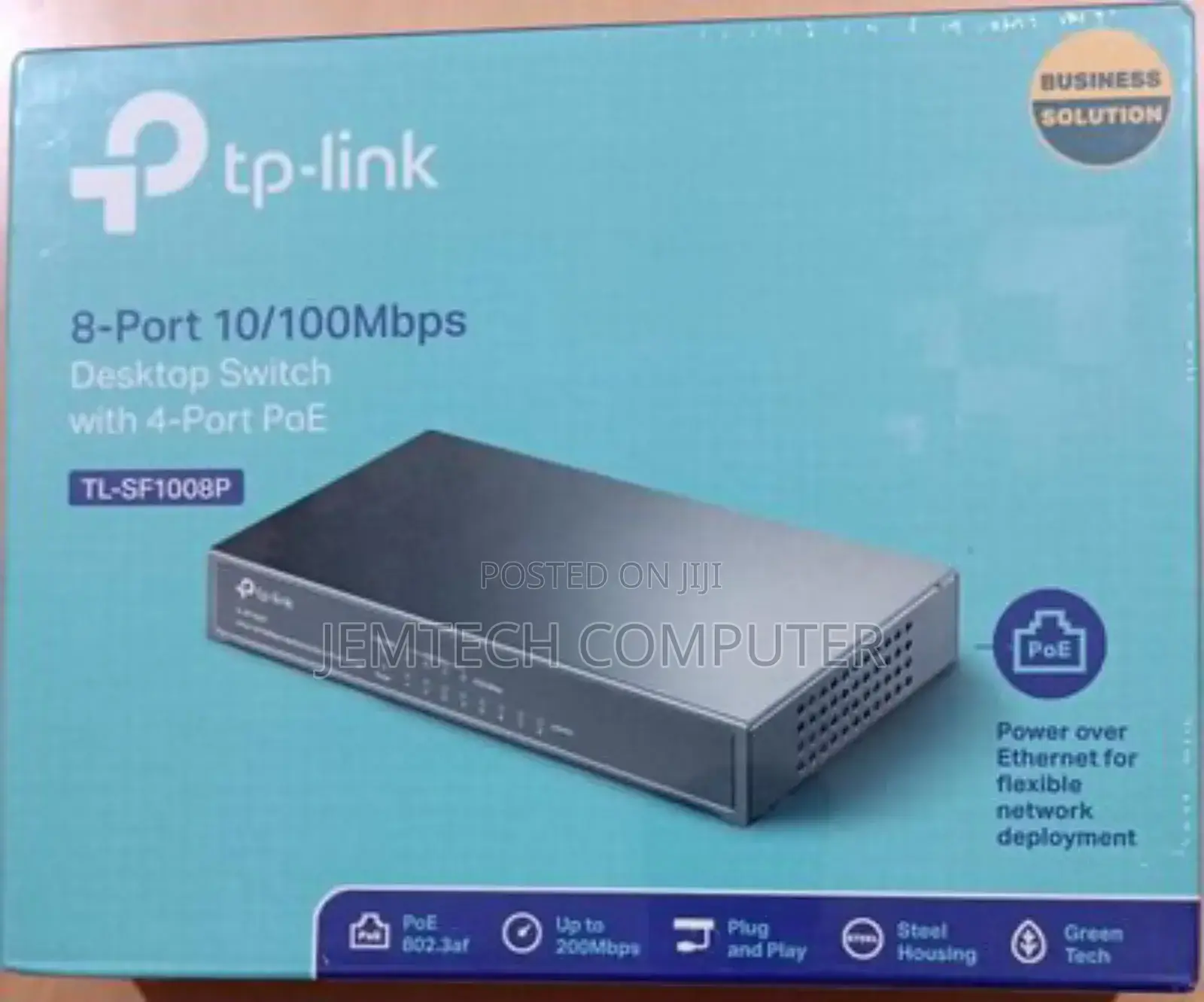 Tl-Sf1008p
8 Port Desktop Switch With 4 Port Poe