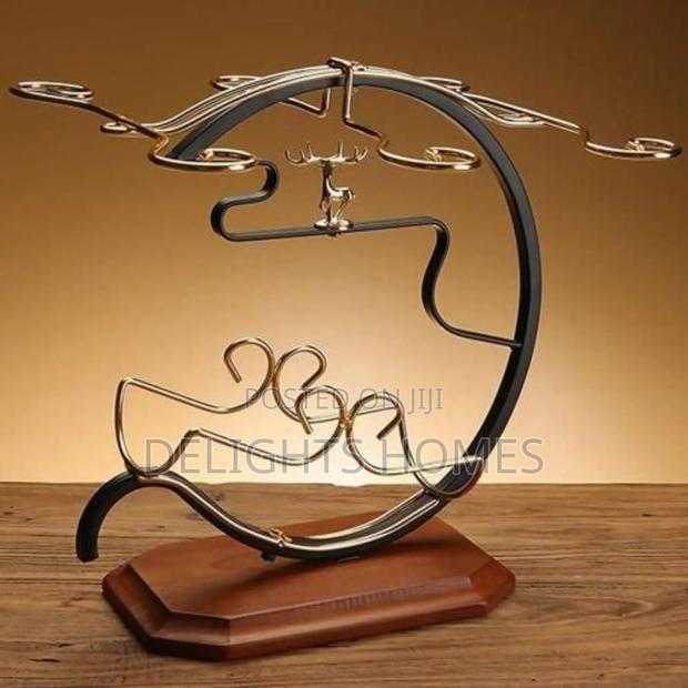 Golden Deer Wine Set Rack_pa - thumbnail 2