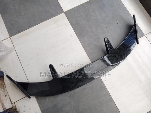 Universal Fit Rear Spoiler – Carbon Fiber Finish - main view