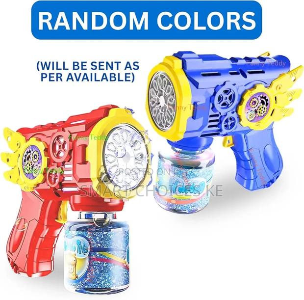 Automatic Bubble Gun Machine For Kids