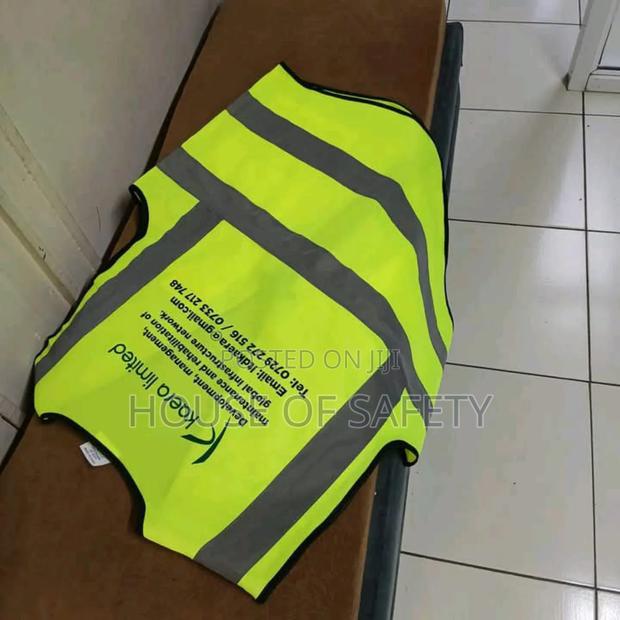Safety Reflector Jackets Zip Luminous Green - main view