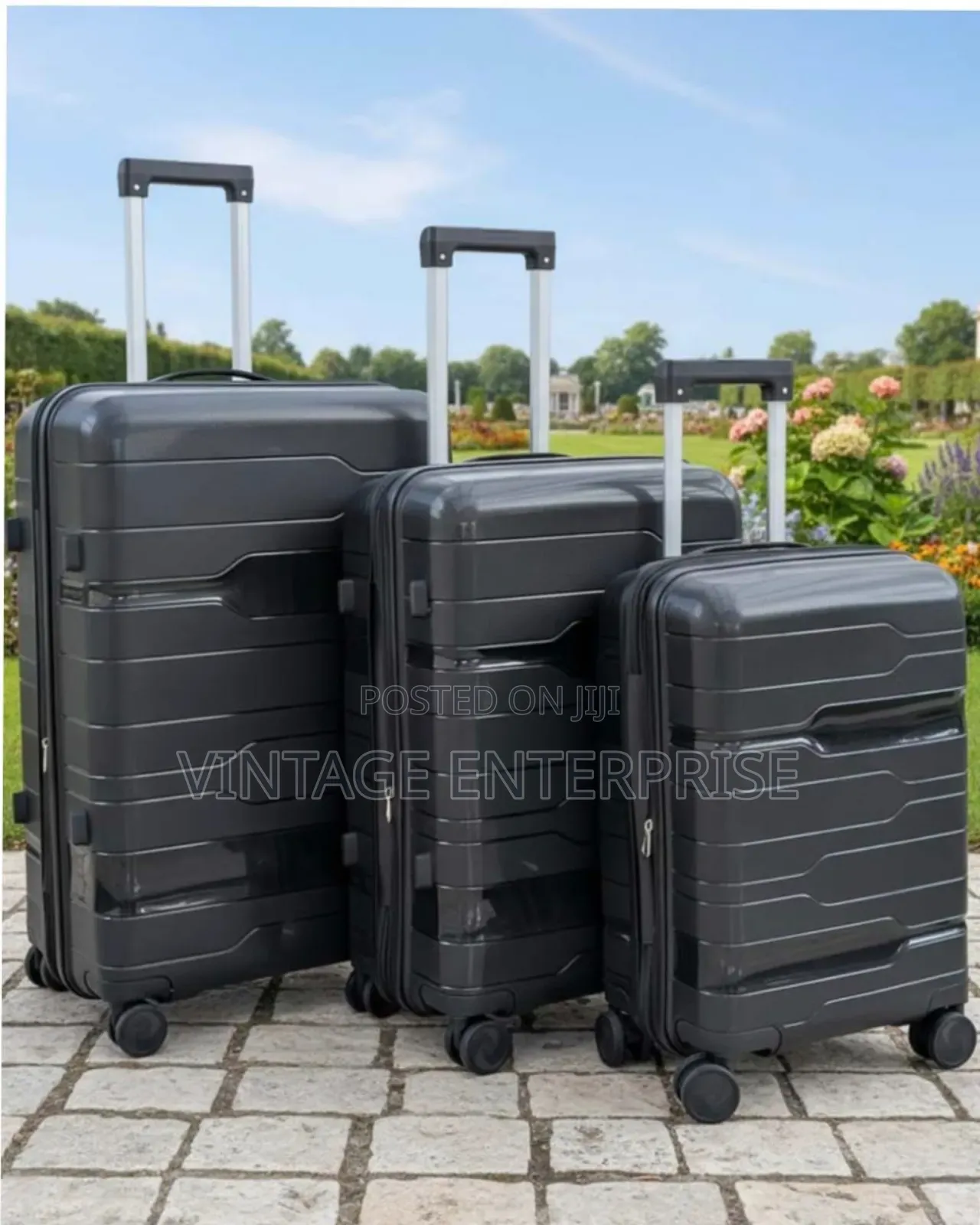 Rubber Suitcase Travel Bag -3 in 1