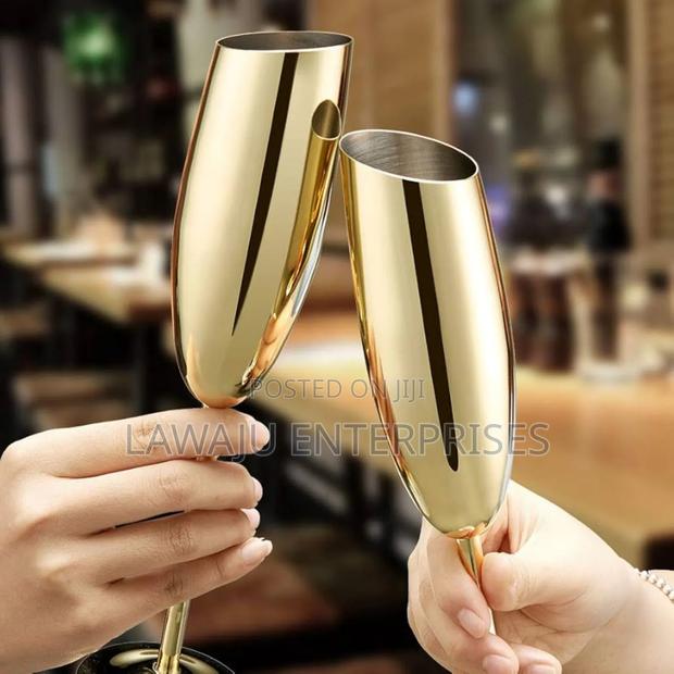 Stainless Champagne Glass
