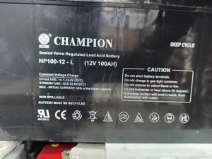 Champion 100ah 12v Deep Cycle Solar Battery - main view