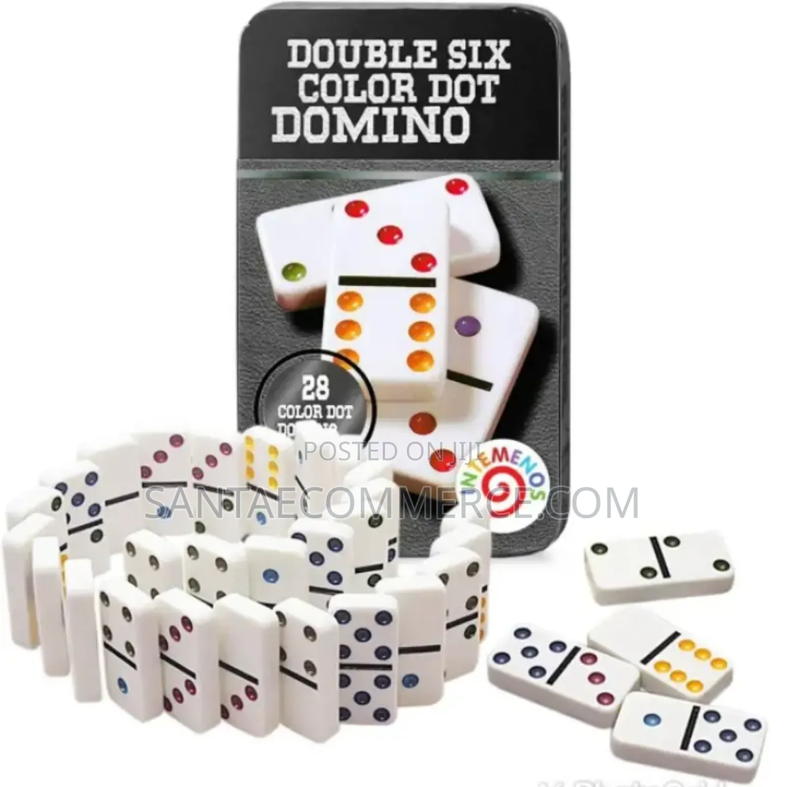Double Six Color Dot Dominoes