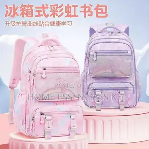 Oxford High Quality Cute School Bag* Pink and Purple