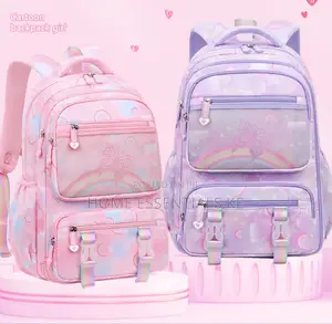 Oxford High Quality Cute School Bag* Pink and Purple