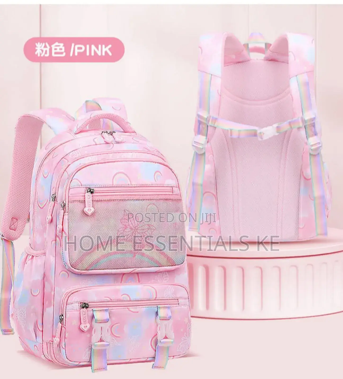 Oxford High Quality Cute School Bag* Pink and Purple