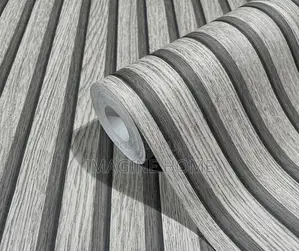Fluted Wallpaper Living Room