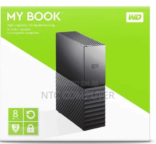 Wd 8tb My Book Desktop External Hard Drive, Usb 3.0