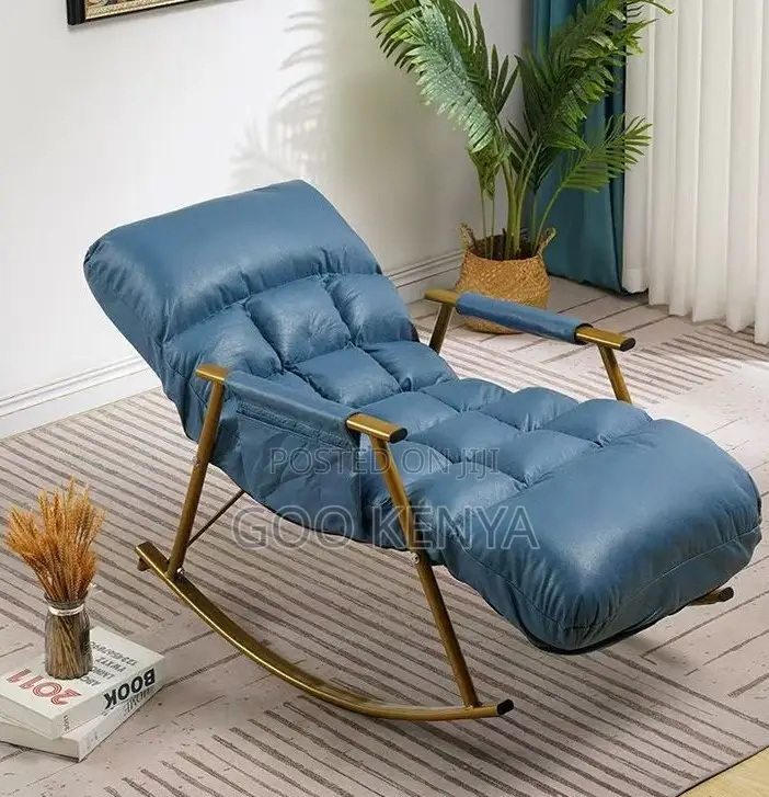 Home Chair; Single Rocking Plush Zero-Gravity Sofa for Living Spaces