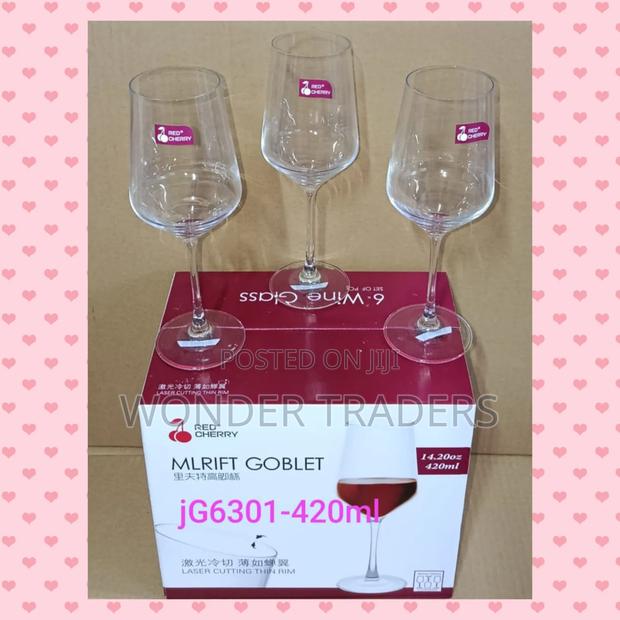 6 Pieces Wide Glass