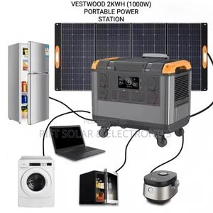 Vestwood 2kwh - 1000 Watts Output Portable Power Station Solar/Ac Unit - thumbnail 2