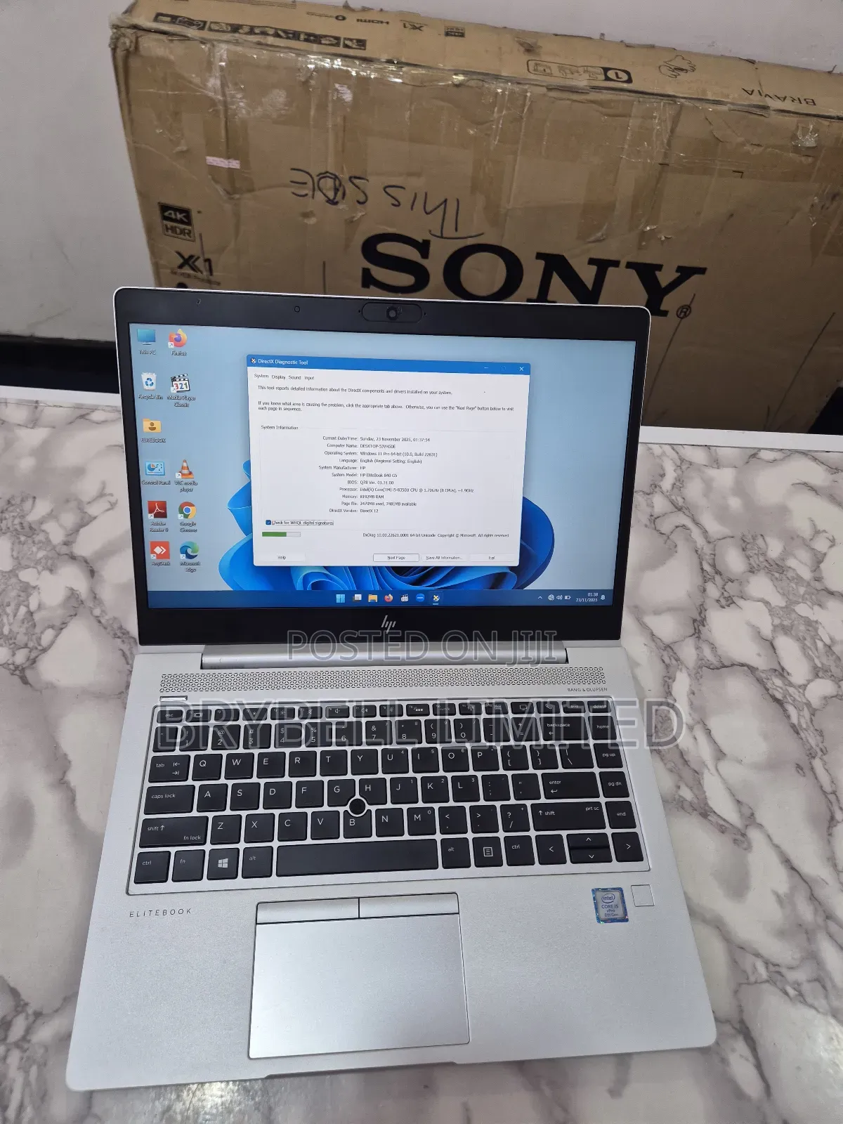Laptop HP EliteBook 840 G5 8GB Intel Core I5 SSD 256GB