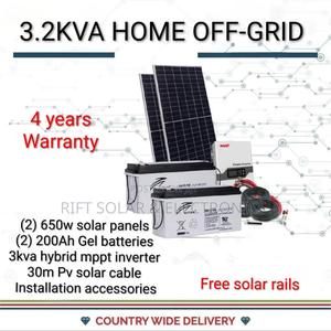 3.2kva Solar Solutions Kit (2)650w Solar - (2)200ah - 20hrs Batteries - thumbnail 2