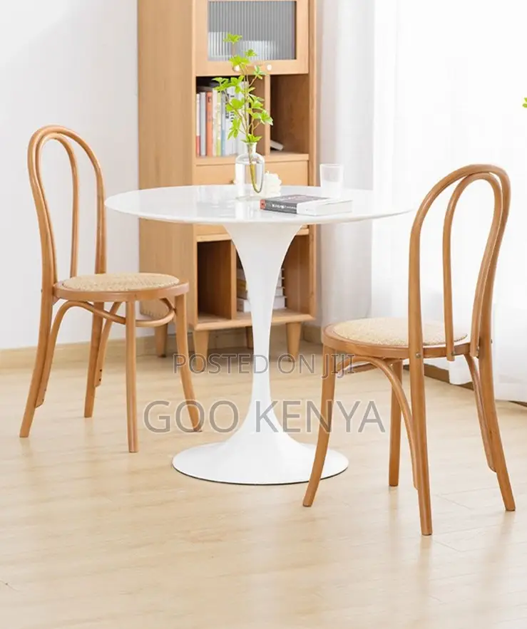 Home Table; Elegant Tulip Table With Rock Plate Surface