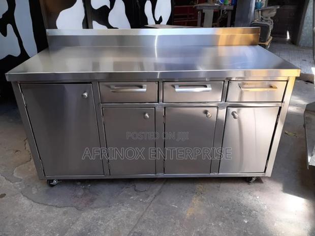 Stainless Steel Kitchen Cabinets - main view