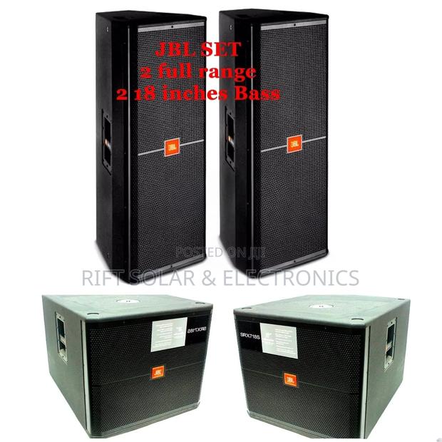 (2) 15" JBL Full Range Speakers - (2) 18" JBL Single Bass Speaker's
