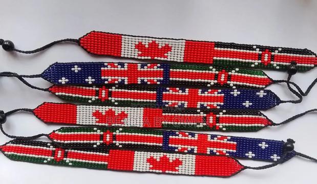 Kenya Turkey Flag Bangle - main view