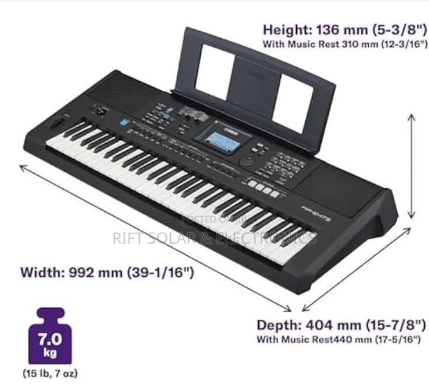 PSR 473 Yamaha 61 Keys Portable Keyboard - thumbnail 2