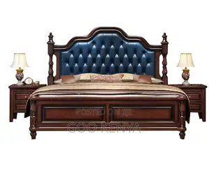 Home Bed; Modern Light Luxury Soft Bed With Solid Wood Frame