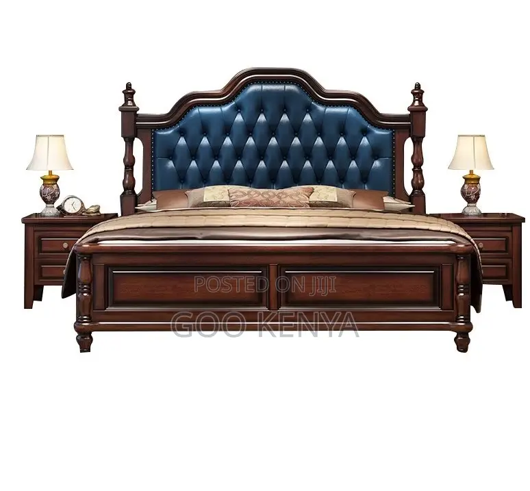 Home Bed; Modern Light Luxury Soft Bed With Solid Wood Frame