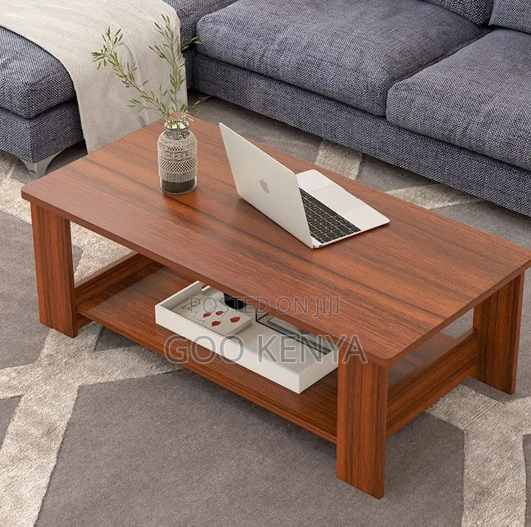 Home Table; Woood Mahogany Modern Compact Tea Table for Office