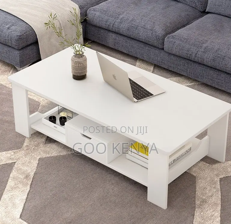 Home Table; Woood Mahogany Modern Compact Tea Table for Office
