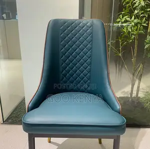 Home Chair; Designer Diamond Pattern Leather Dining Chair for Home