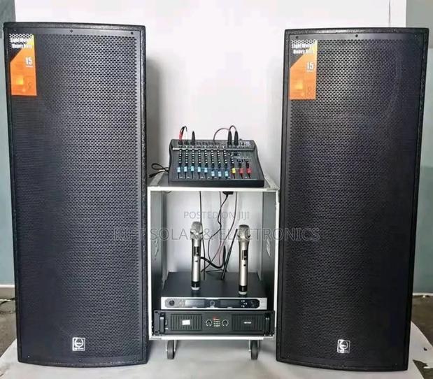 (2) Trill 15" Full Range Speaker's - 8ch Mixer at Peavey 4000 Amplifier