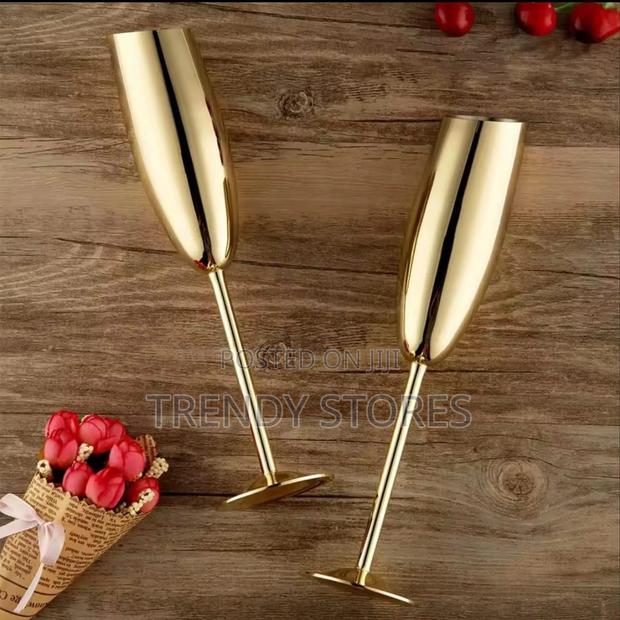 Stainless Steel Champagne Flute - main view